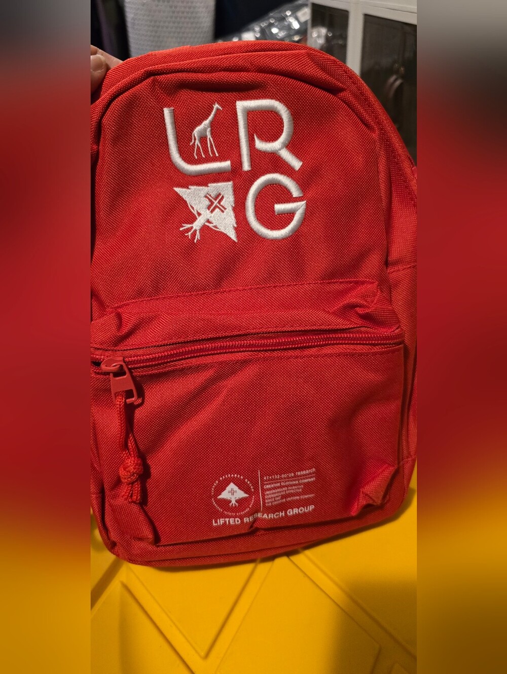 LRG Red Men's Backpack